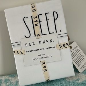 NWT 2 Rae Dunn pillowcases SLEEP